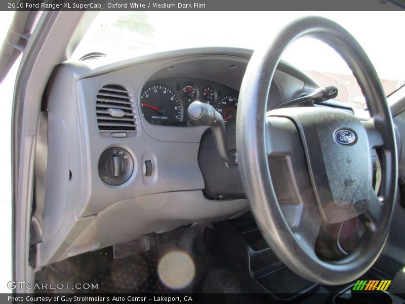Oxford White / Medium Dark Flint 2010 Ford Ranger XL SuperCab
