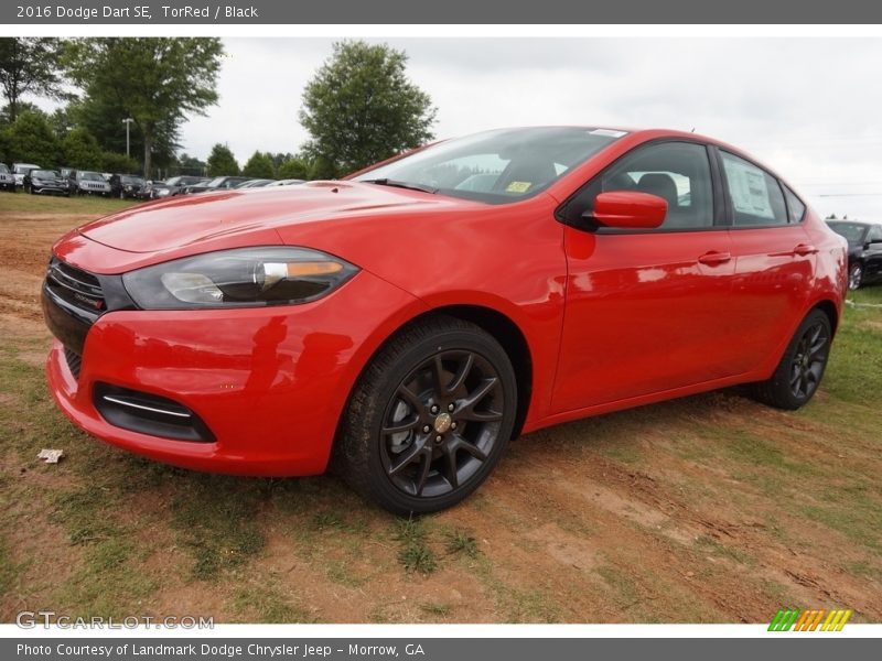 TorRed / Black 2016 Dodge Dart SE