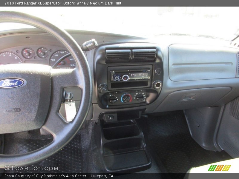 Oxford White / Medium Dark Flint 2010 Ford Ranger XL SuperCab