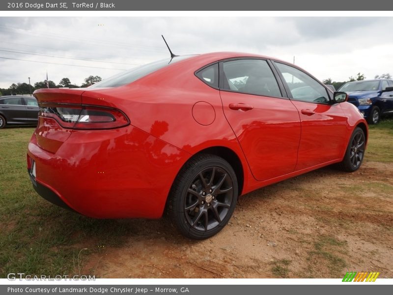 TorRed / Black 2016 Dodge Dart SE