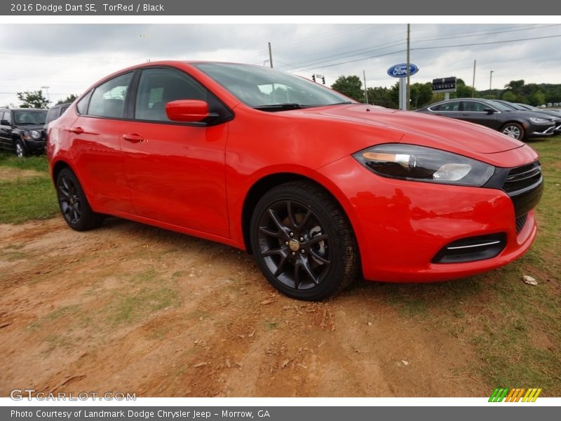 TorRed / Black 2016 Dodge Dart SE
