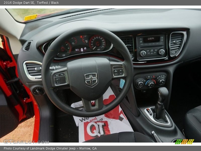 TorRed / Black 2016 Dodge Dart SE