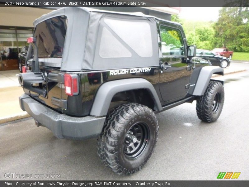 Black / Dark Slate Gray/Medium Slate Gray 2007 Jeep Wrangler Rubicon 4x4