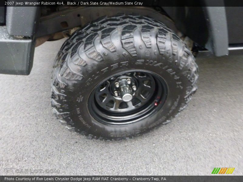Black / Dark Slate Gray/Medium Slate Gray 2007 Jeep Wrangler Rubicon 4x4