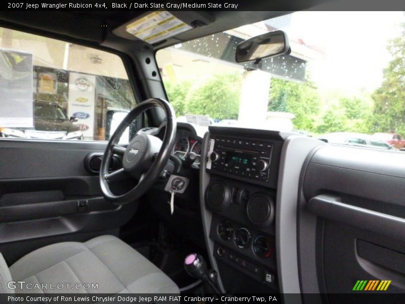 Black / Dark Slate Gray/Medium Slate Gray 2007 Jeep Wrangler Rubicon 4x4