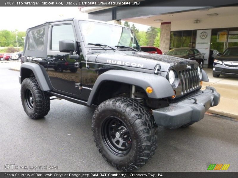 Black / Dark Slate Gray/Medium Slate Gray 2007 Jeep Wrangler Rubicon 4x4