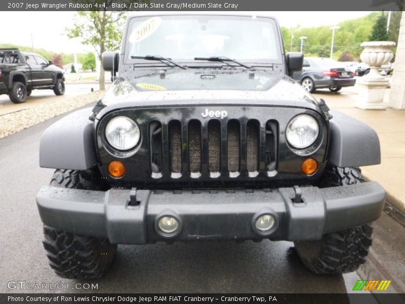Black / Dark Slate Gray/Medium Slate Gray 2007 Jeep Wrangler Rubicon 4x4