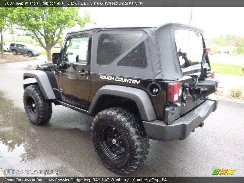 Black / Dark Slate Gray/Medium Slate Gray 2007 Jeep Wrangler Rubicon 4x4