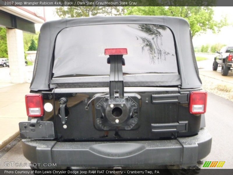 Black / Dark Slate Gray/Medium Slate Gray 2007 Jeep Wrangler Rubicon 4x4