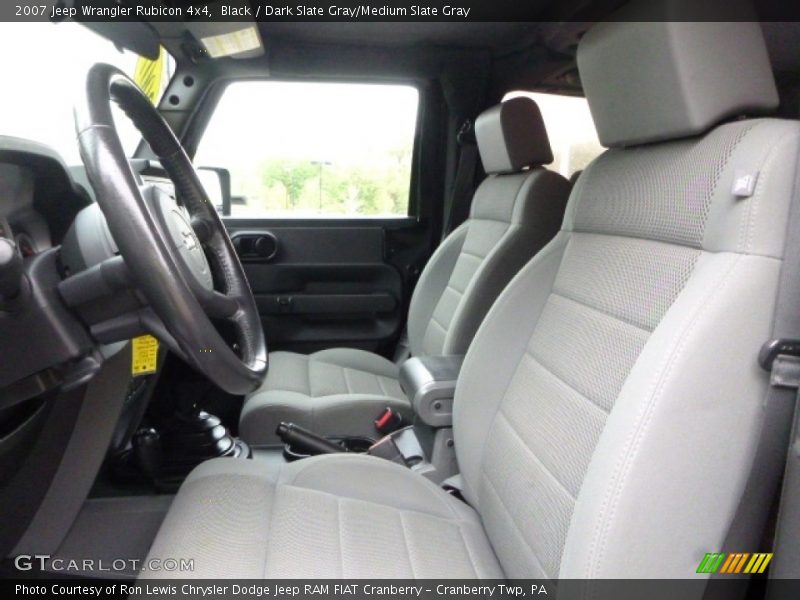 Black / Dark Slate Gray/Medium Slate Gray 2007 Jeep Wrangler Rubicon 4x4