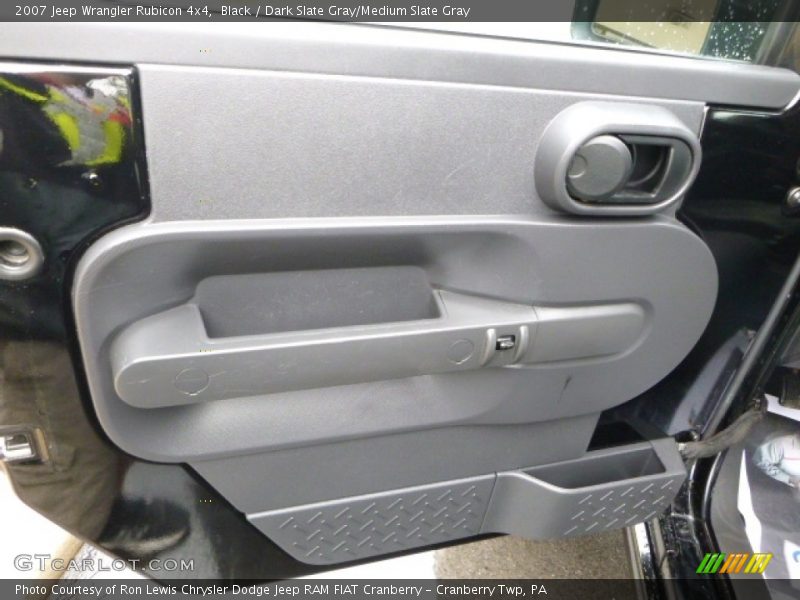 Black / Dark Slate Gray/Medium Slate Gray 2007 Jeep Wrangler Rubicon 4x4