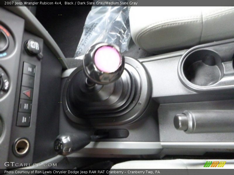Black / Dark Slate Gray/Medium Slate Gray 2007 Jeep Wrangler Rubicon 4x4