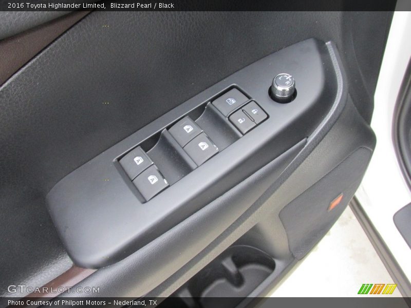 Blizzard Pearl / Black 2016 Toyota Highlander Limited