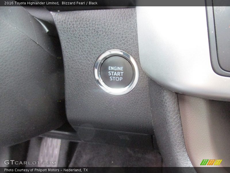 Blizzard Pearl / Black 2016 Toyota Highlander Limited