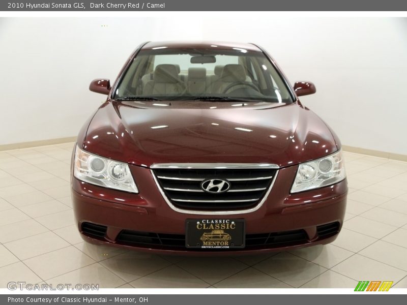 Dark Cherry Red / Camel 2010 Hyundai Sonata GLS
