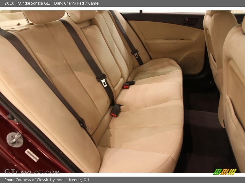 Dark Cherry Red / Camel 2010 Hyundai Sonata GLS