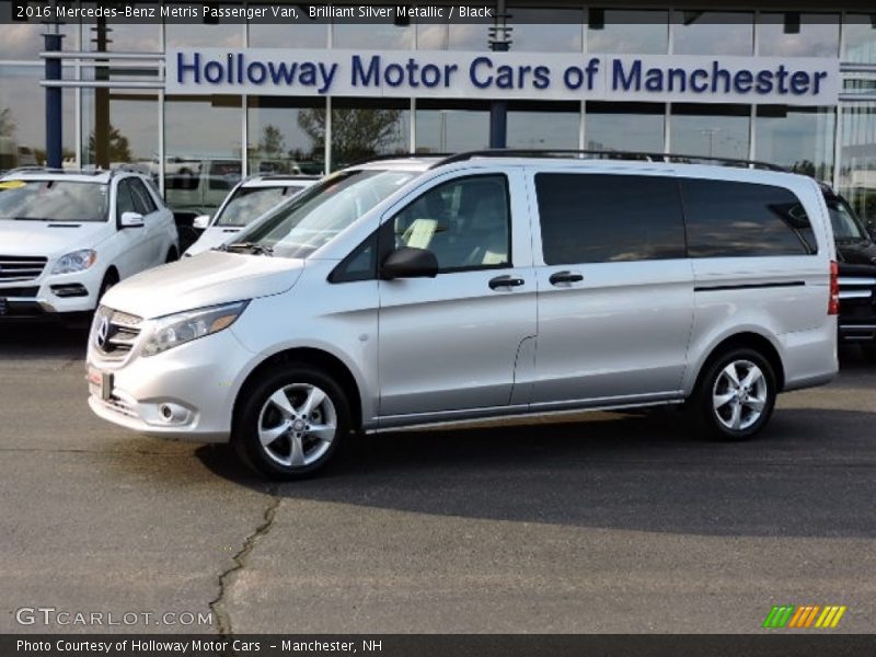 Brilliant Silver Metallic / Black 2016 Mercedes-Benz Metris Passenger Van