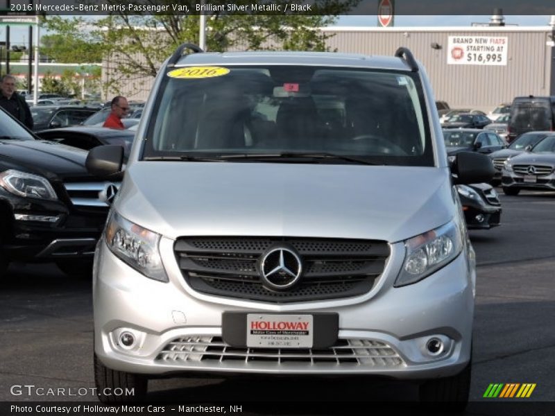 Brilliant Silver Metallic / Black 2016 Mercedes-Benz Metris Passenger Van