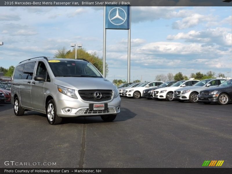 Brilliant Silver Metallic / Black 2016 Mercedes-Benz Metris Passenger Van