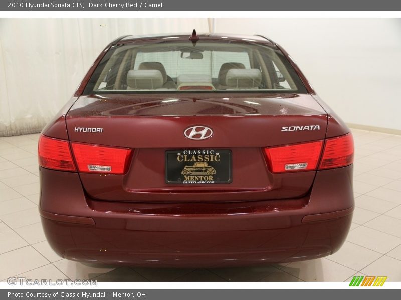 Dark Cherry Red / Camel 2010 Hyundai Sonata GLS