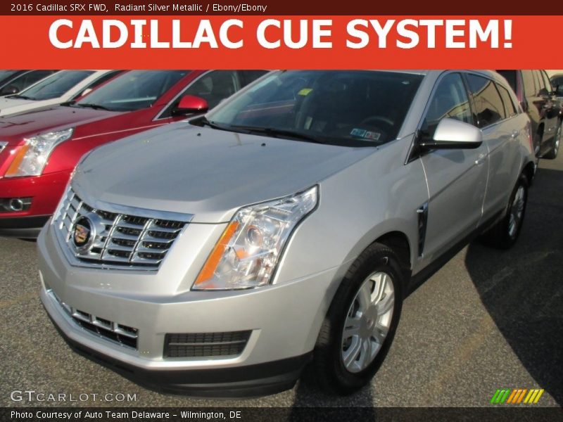 Radiant Silver Metallic / Ebony/Ebony 2016 Cadillac SRX FWD