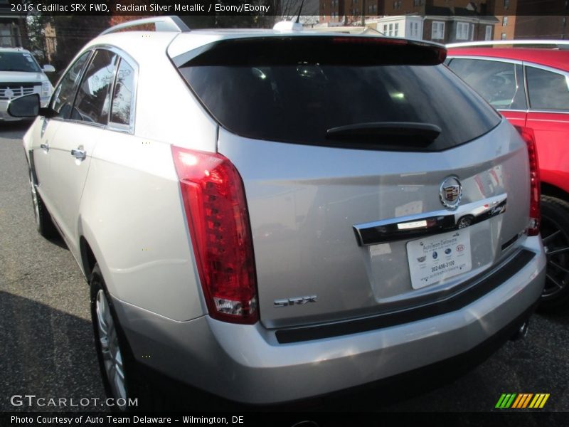 Radiant Silver Metallic / Ebony/Ebony 2016 Cadillac SRX FWD