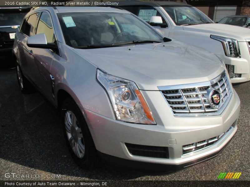 Radiant Silver Metallic / Ebony/Ebony 2016 Cadillac SRX FWD