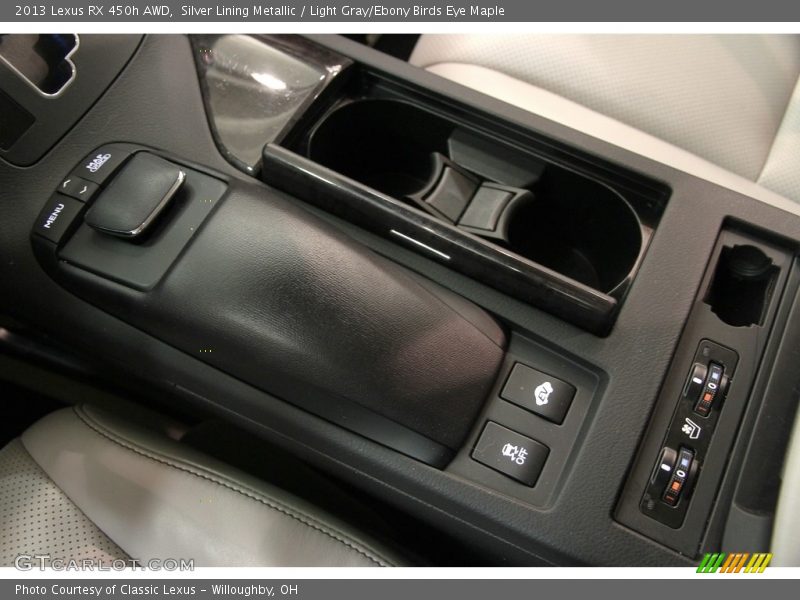 Silver Lining Metallic / Light Gray/Ebony Birds Eye Maple 2013 Lexus RX 450h AWD