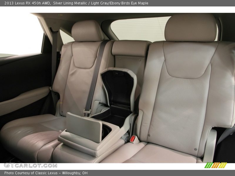 Silver Lining Metallic / Light Gray/Ebony Birds Eye Maple 2013 Lexus RX 450h AWD