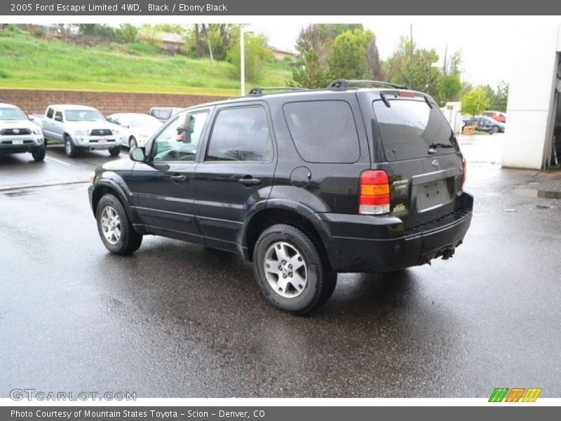 Black / Ebony Black 2005 Ford Escape Limited 4WD