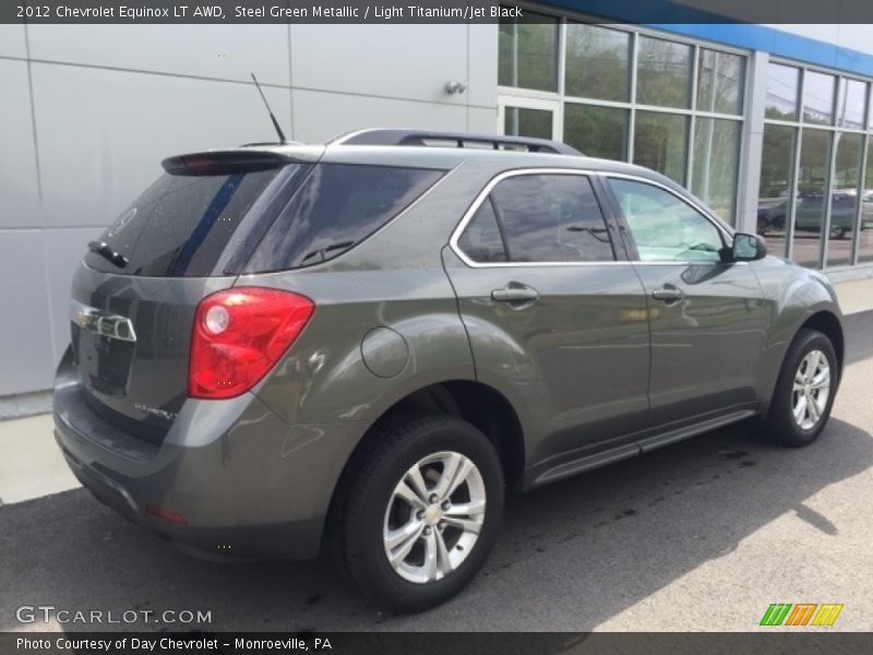 Steel Green Metallic / Light Titanium/Jet Black 2012 Chevrolet Equinox LT AWD