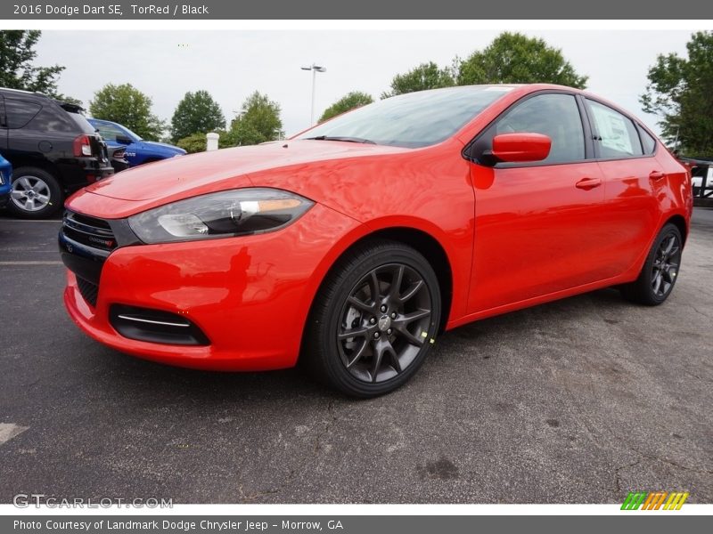 TorRed / Black 2016 Dodge Dart SE