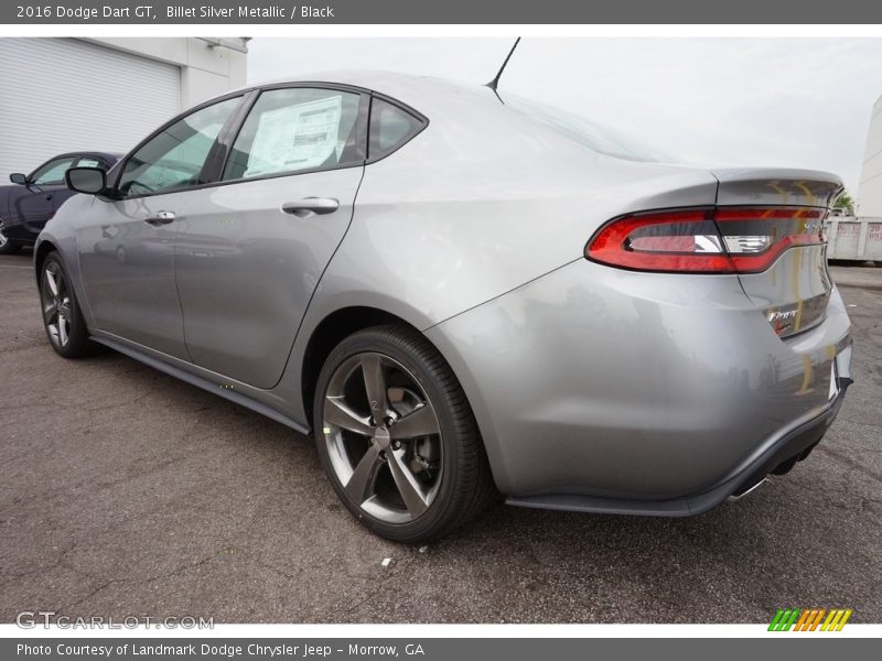 Billet Silver Metallic / Black 2016 Dodge Dart GT