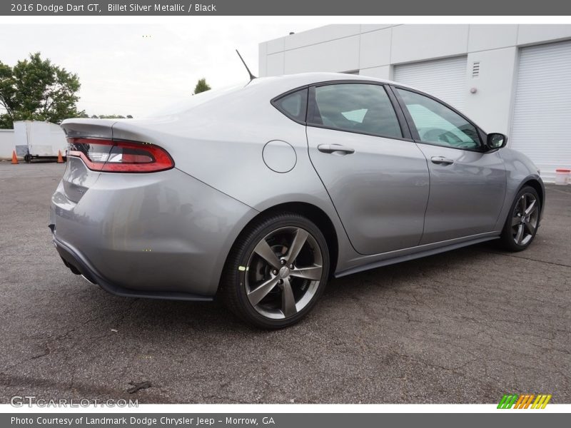 Billet Silver Metallic / Black 2016 Dodge Dart GT