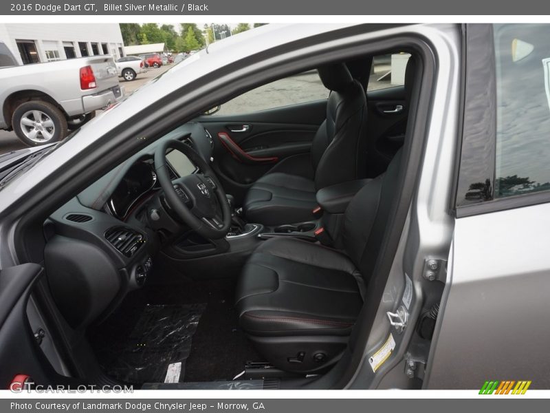 Billet Silver Metallic / Black 2016 Dodge Dart GT