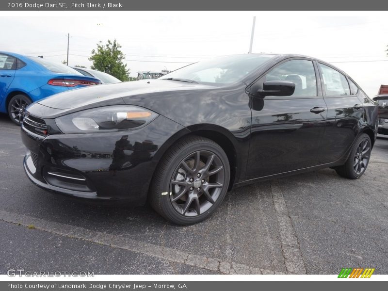 Pitch Black / Black 2016 Dodge Dart SE