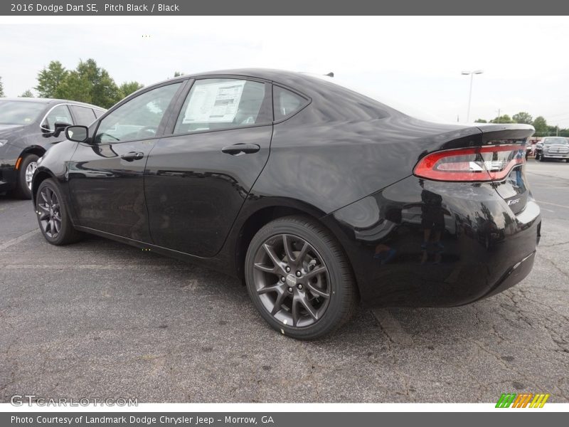 Pitch Black / Black 2016 Dodge Dart SE