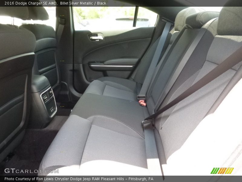 Billet Silver Metallic / Black 2016 Dodge Charger SE AWD