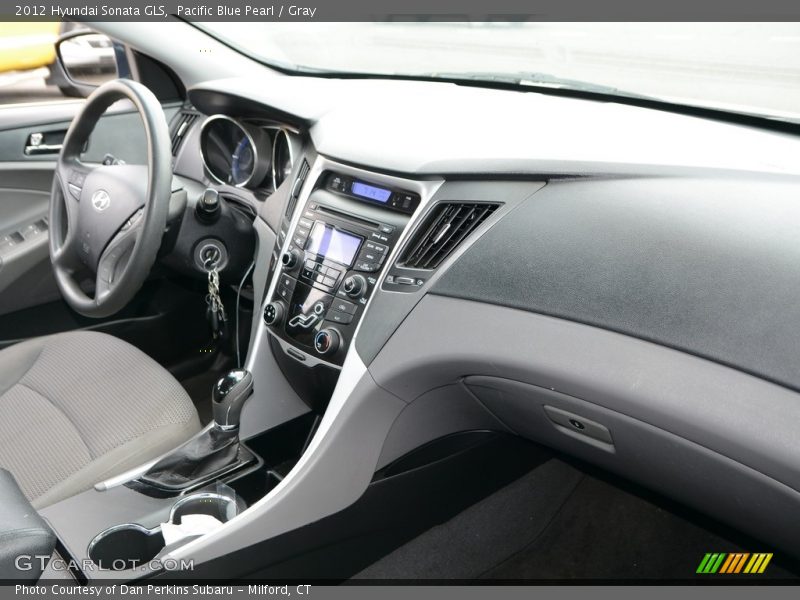 Pacific Blue Pearl / Gray 2012 Hyundai Sonata GLS