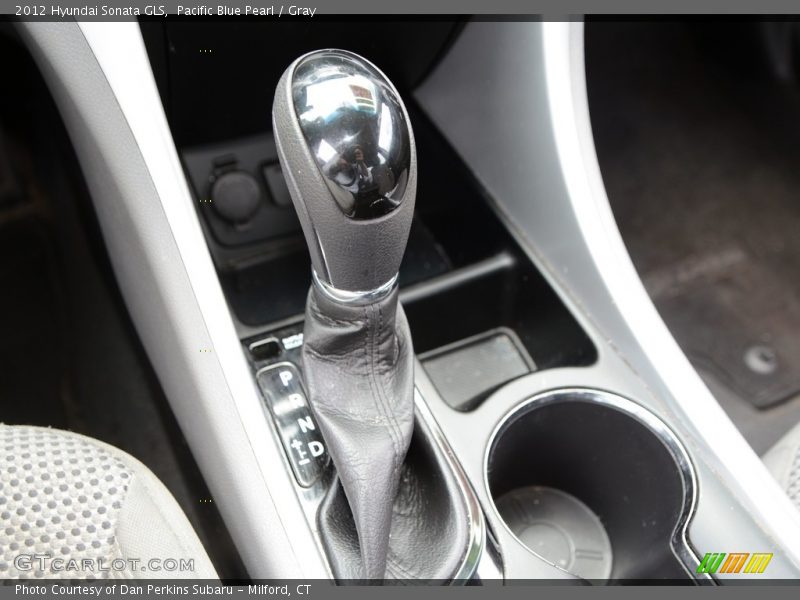 Pacific Blue Pearl / Gray 2012 Hyundai Sonata GLS