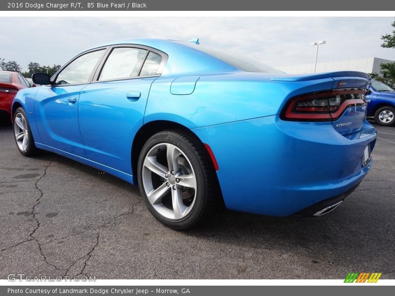 B5 Blue Pearl / Black 2016 Dodge Charger R/T