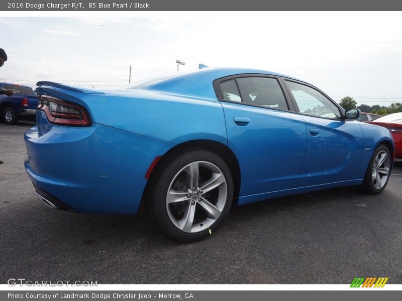 B5 Blue Pearl / Black 2016 Dodge Charger R/T
