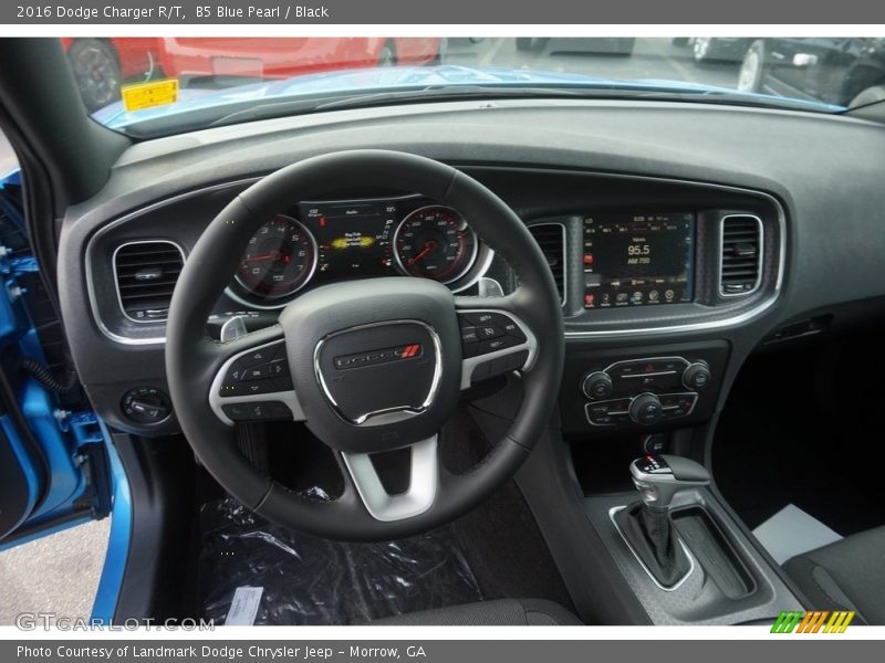 B5 Blue Pearl / Black 2016 Dodge Charger R/T
