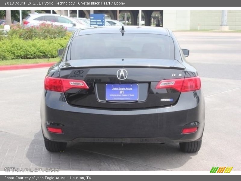 Crystal Black Pearl / Ebony 2013 Acura ILX 1.5L Hybrid Technology
