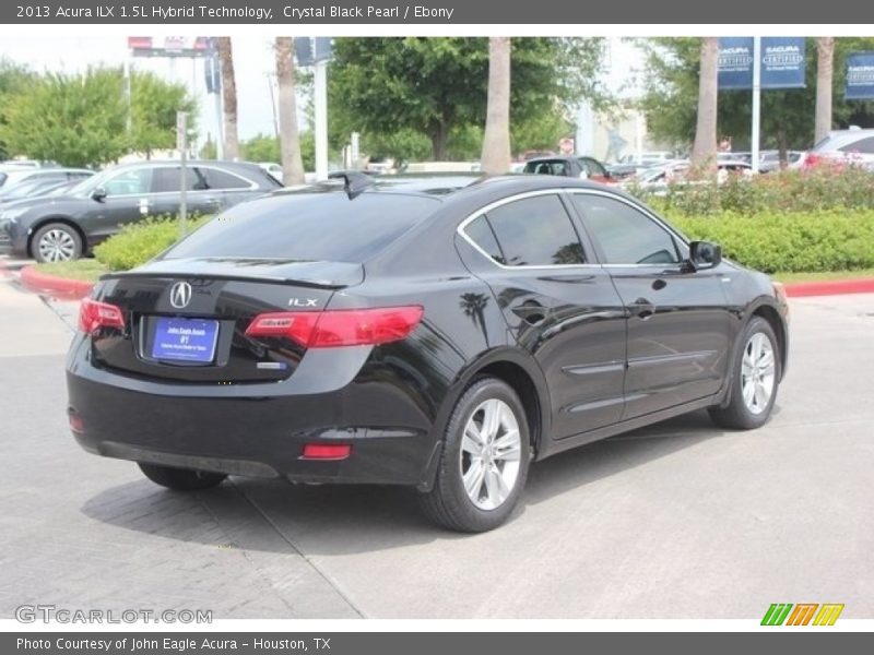 Crystal Black Pearl / Ebony 2013 Acura ILX 1.5L Hybrid Technology