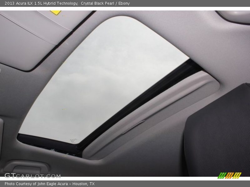 Crystal Black Pearl / Ebony 2013 Acura ILX 1.5L Hybrid Technology