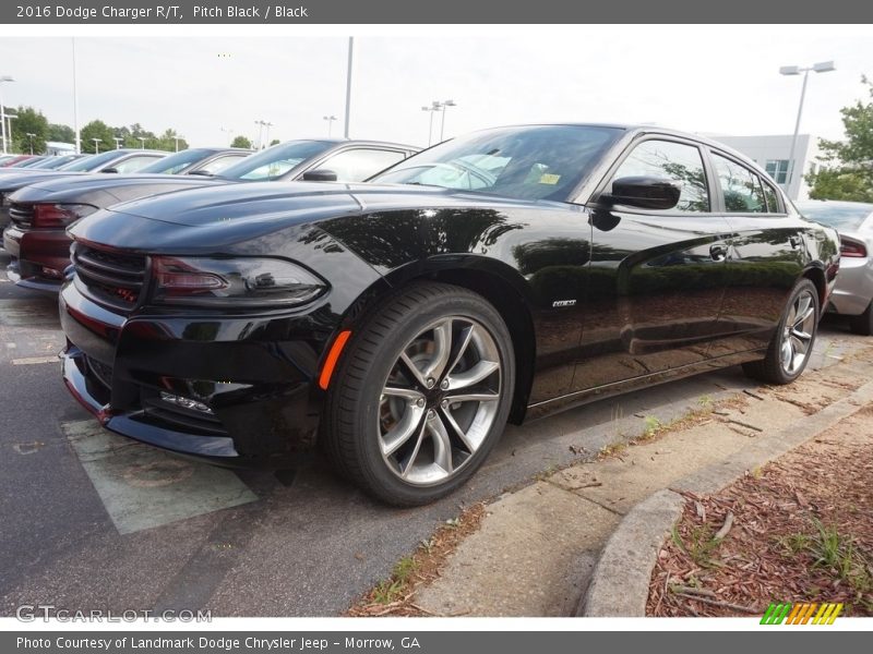 Pitch Black / Black 2016 Dodge Charger R/T