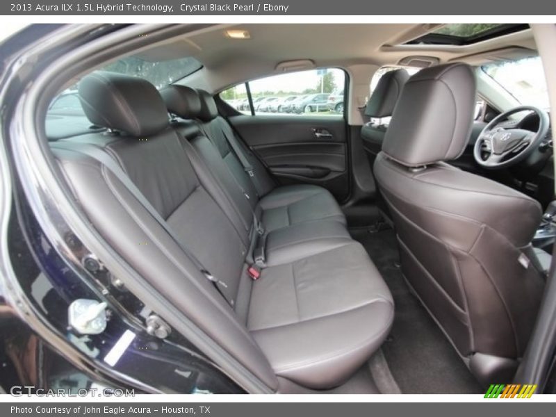 Crystal Black Pearl / Ebony 2013 Acura ILX 1.5L Hybrid Technology