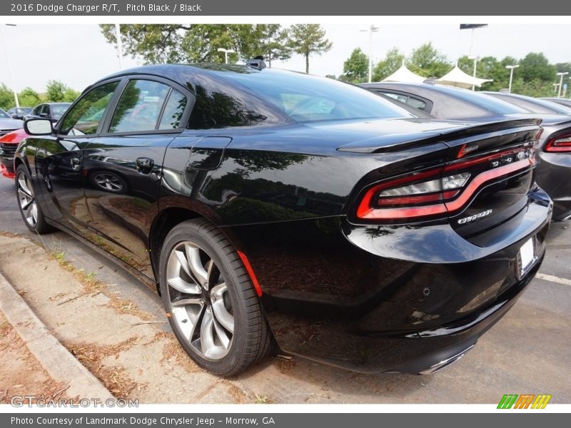 Pitch Black / Black 2016 Dodge Charger R/T