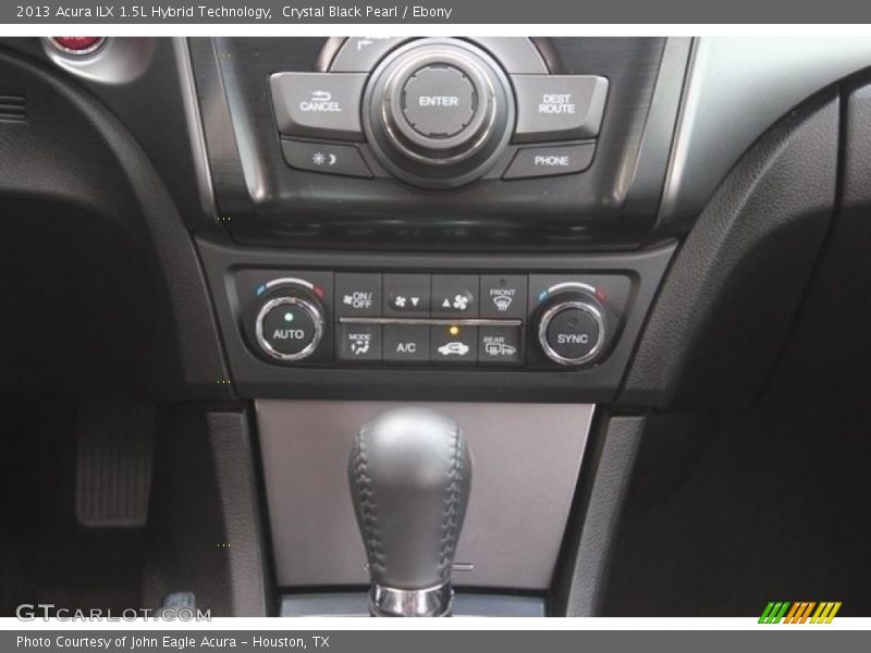 Crystal Black Pearl / Ebony 2013 Acura ILX 1.5L Hybrid Technology